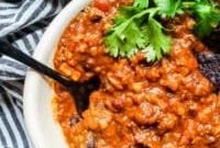 Hearty Crockpot Vegetarian Chili Recipe for Busy Nights