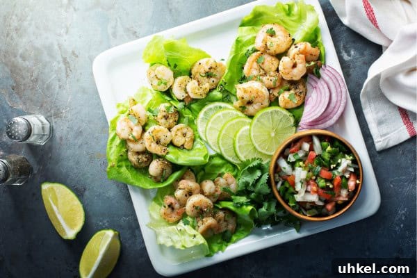 Savory Shrimp Lettuce Wraps with Zesty Dipping Sauce 3 Shrimp lettuce Wrap
