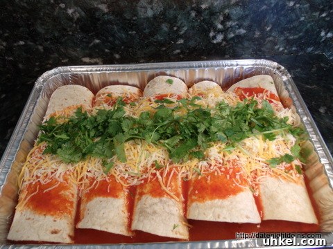 Easy Smoked Chicken Enchiladas