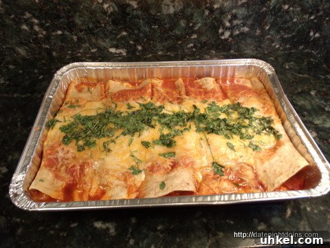 Easy Smoked Chicken Enchiladas
