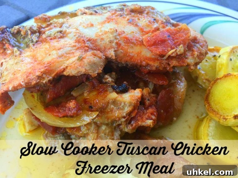 25 Make-Ahead Keto Freezer Meals for Quick Low-Carb Dinners 7 Slow Cooker Tuscan Chicken