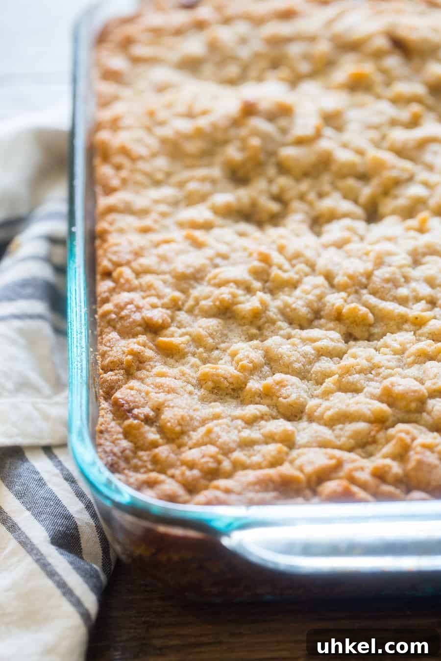 Moist Pumpkin Coffee Cake Recipe for Fall Gatherings 7 Pumpkin Coffee Cake fresh from the oven