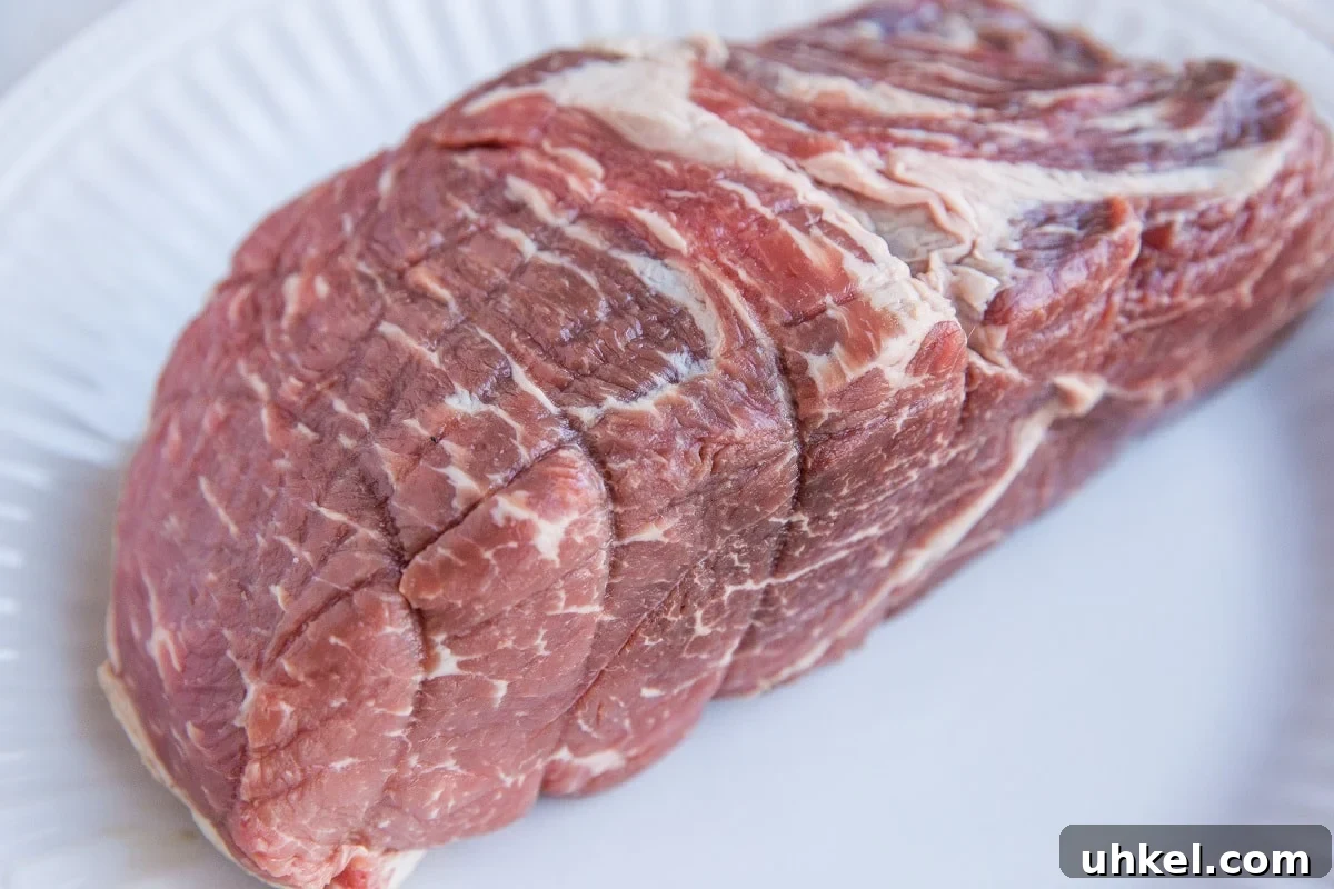 Garlic and Herb Beef Roast Recipe for Juicy Oven-Roasted Beef 4 Sprinkle the beef with sea salt to dry brine it overnight in the refrigerator