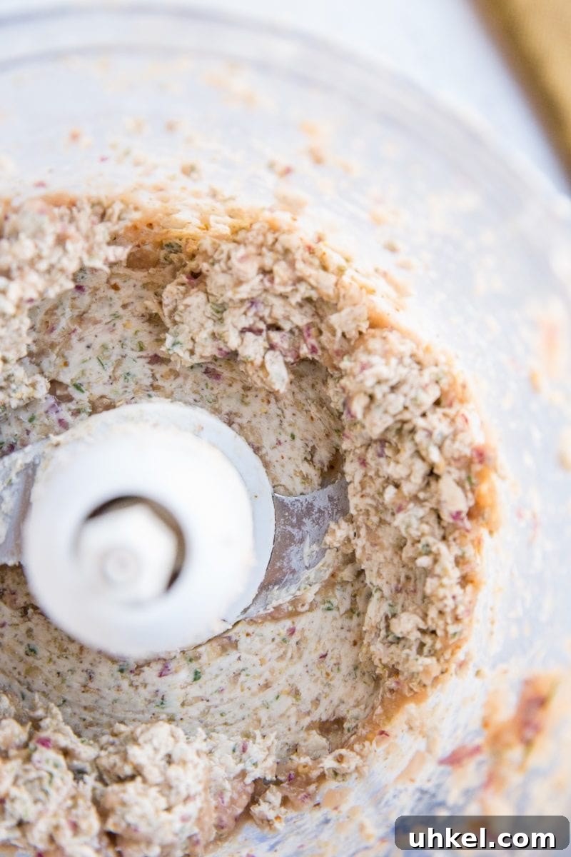 Garlic and Herb Beef Roast Recipe for Juicy Oven-Roasted Beef 6 Compound butter in a food processor