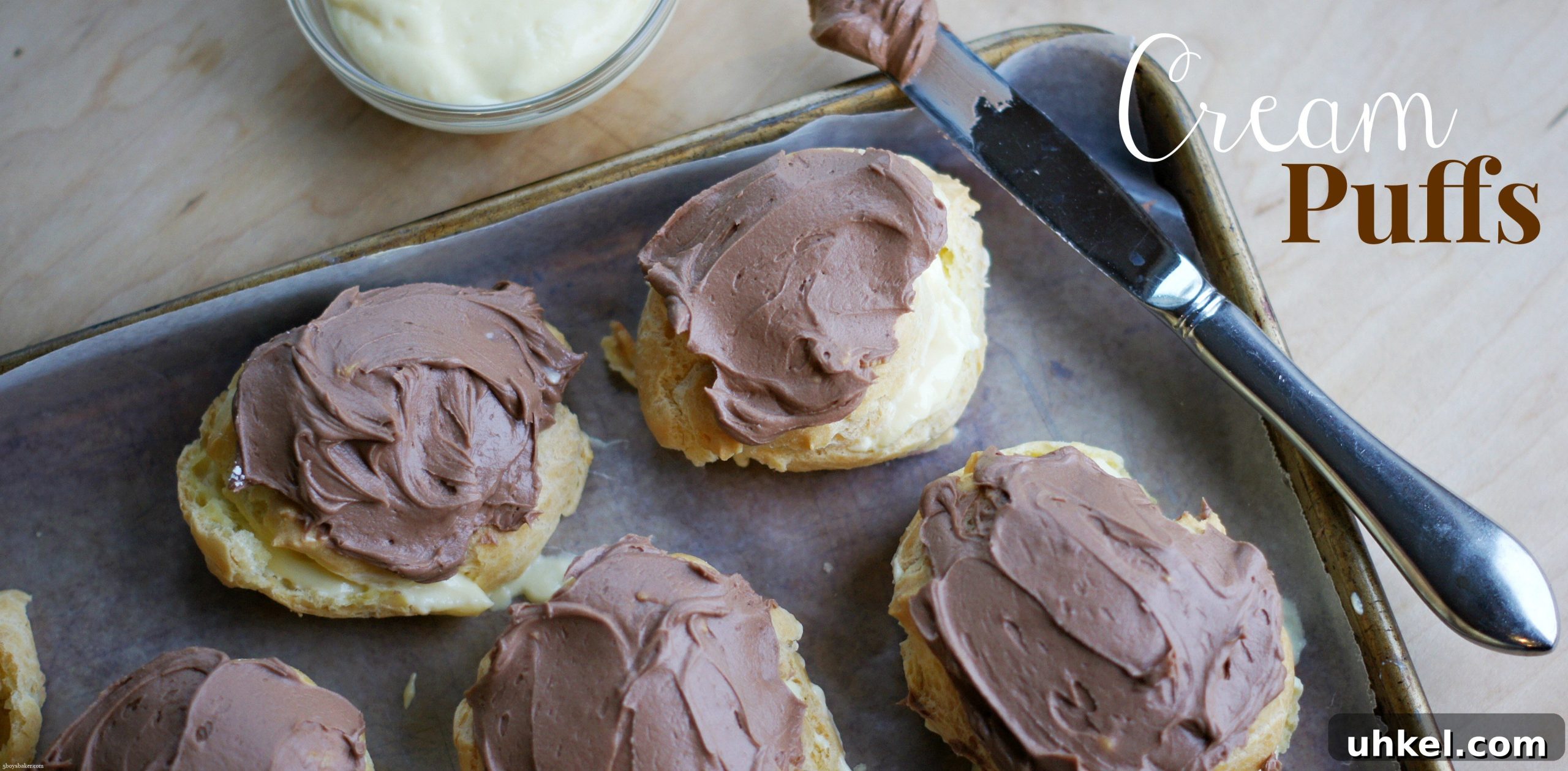 How to Make Classic Cream Puffs: Light Choux Pastry Recipe 2 Cream puffs