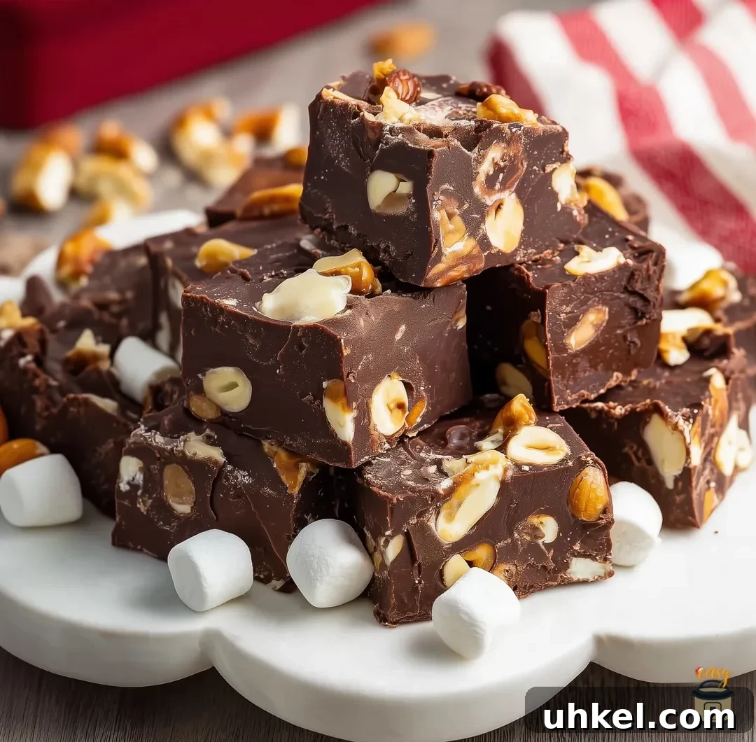 10-Minute Rocky Road Fudge Recipe — No-Fail Dessert 4 Rocky Road Fudge Recipe (No-Fail, 10-Minute Prep)
