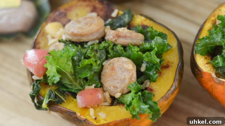 Image for Chicken Sausage Stuffed Acorn Squash