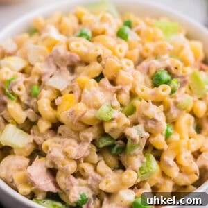 Tuna Macaroni Salad Recipe Card