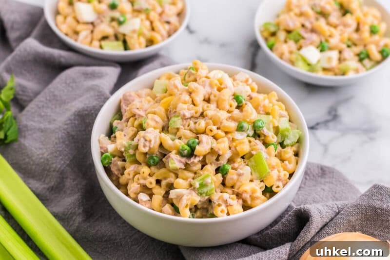 Creamy Tuna Macaroni Salad Recipe for Picnics & Potlucks 4 Tuna Macaroni Salad