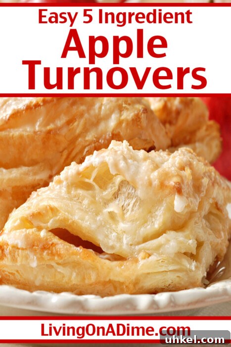 Homemade Apple Turnovers with Flaky Pastry Recipe 2 Easy apple turnovers made with canned pie filling and refrigerator biscuits.