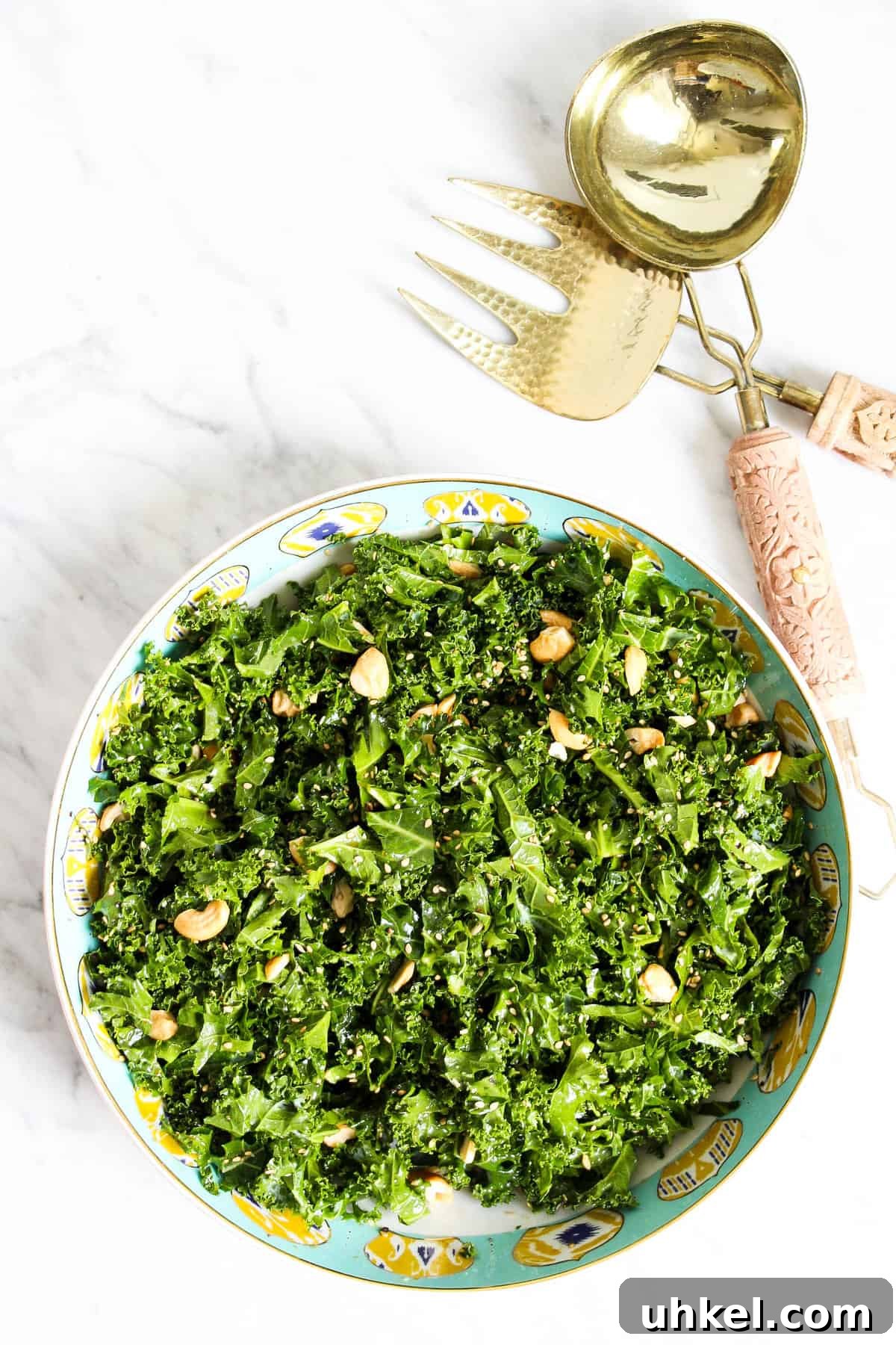 Sesame Kale Salad with Tangy Ginger-Sesame Dressing 2 img 7651 1