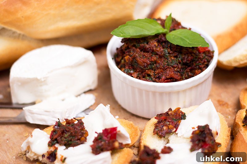 Sun-Dried Tomato Tapenade Recipe: Tangy Olive & Herb Spread 4 sun dried tomato tapenade