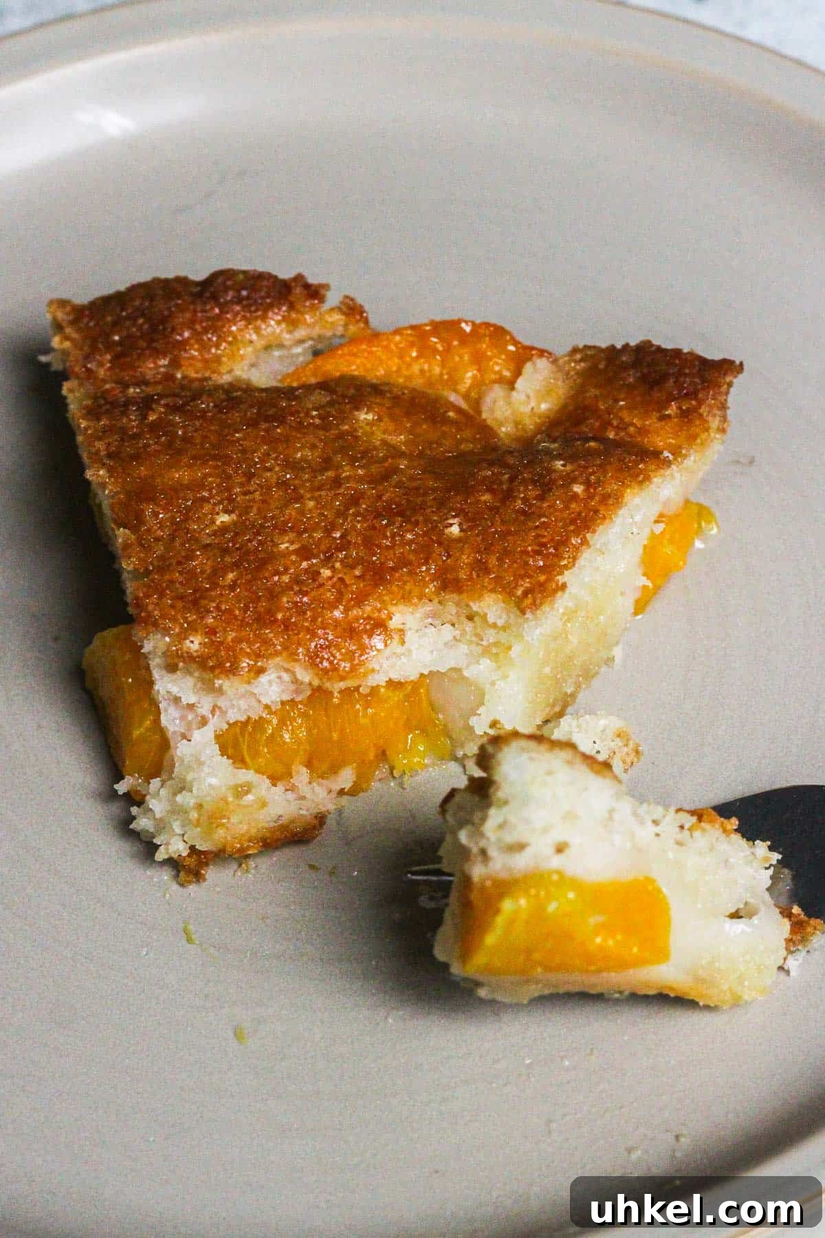 Classic Southern Peach Cobbler Recipe — Homemade & Fruity 5 peach cobbler close-up
