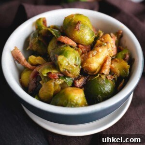 Caramelized Brussels Sprouts with Bacon and Sweet Dates 11 brussels sprouts with bacon