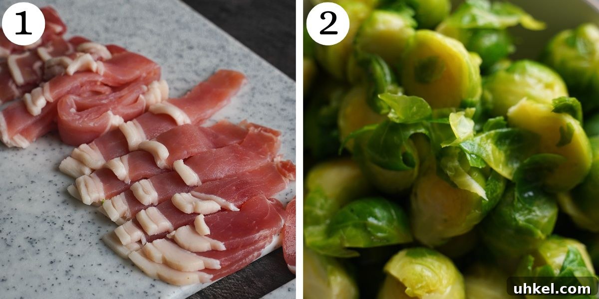 Caramelized Brussels Sprouts with Bacon and Sweet Dates 5 Brussels Sprouts with Bacon and Dates