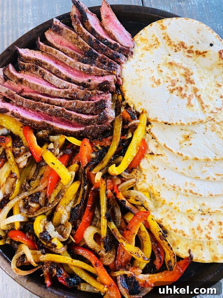 Crispy Air Fryer Shrimp Fajitas with Peppers and Onions 13 Blackstone Steak Fajitas