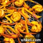 Crispy Air Fryer Shrimp Fajitas with Peppers and Onions 16 Air Fryer Shrimp Fajitas
