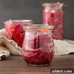 Quick Pickled Red Onions Recipe for Tacos, Salads and Sandwiches 7 pickled onions
