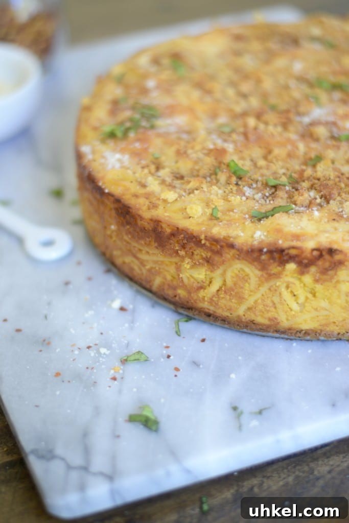 Cheesy Butternut Squash & Pumpkin Spaghetti Pie Recipe 8 Three Cheese Butternut Squash and Pumpkin Spaghetti Pie | Sarcastic Cooking