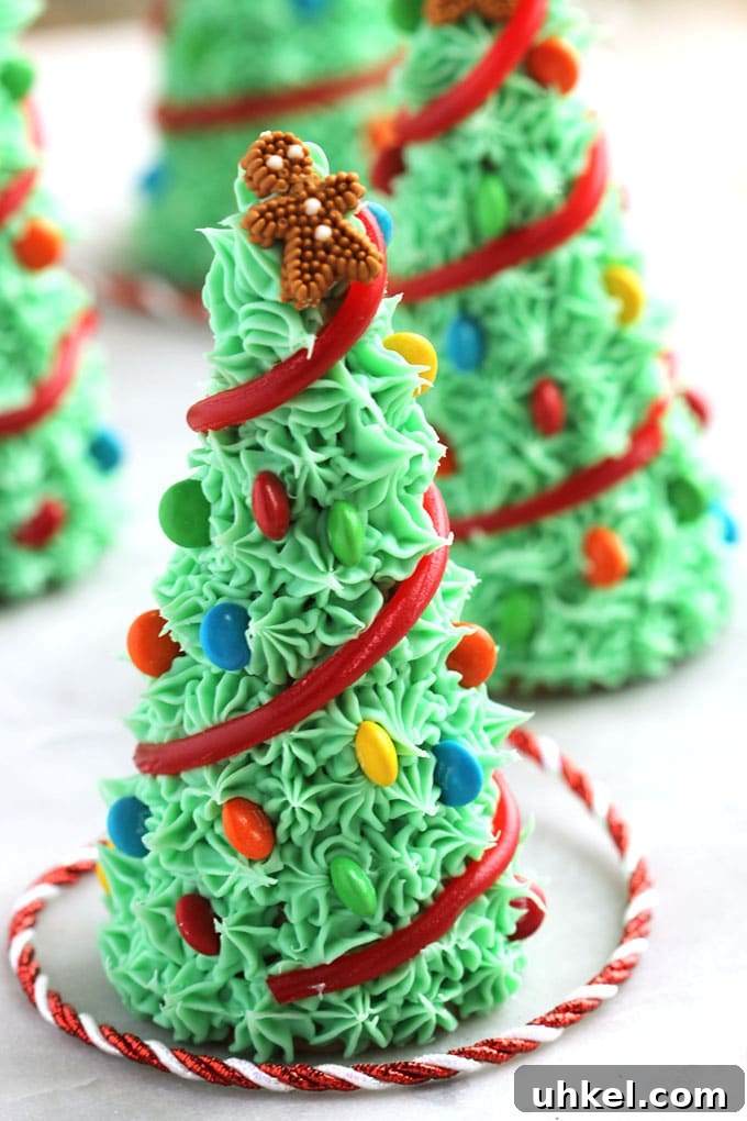 Super easy to make Sugar Cone Christmas Trees are fun for kids and the best holiday activity.