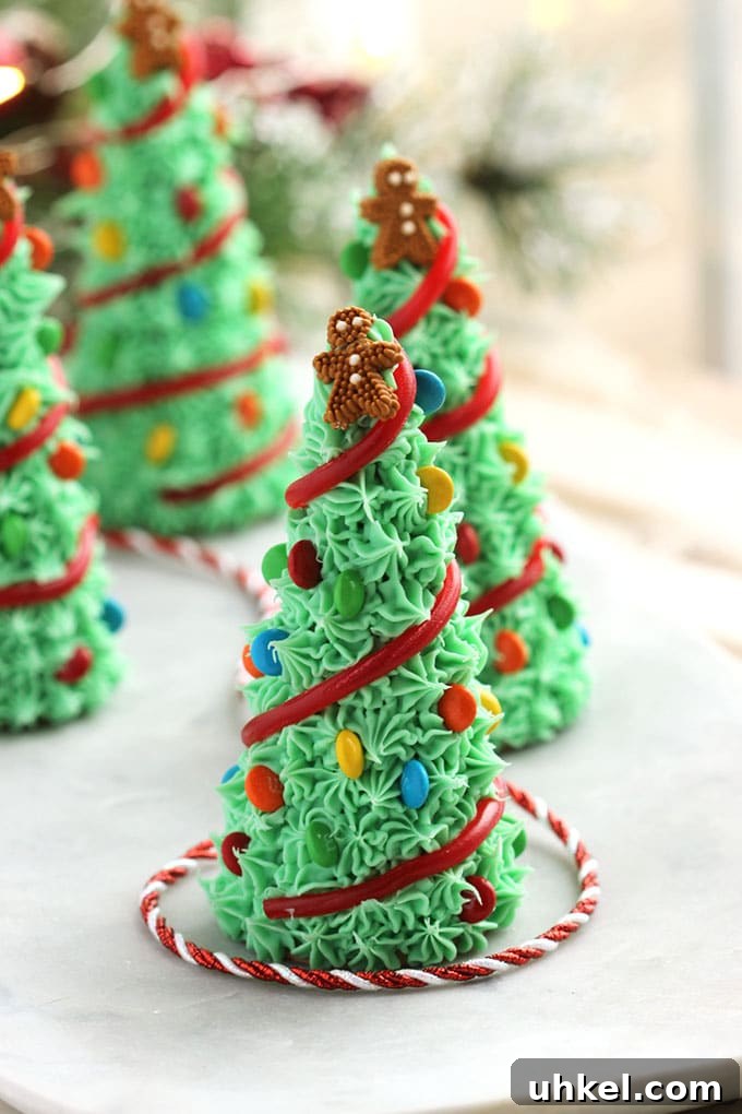 Super easy to make Sugar Cone Christmas Trees are fun for kids and the best holiday activity.