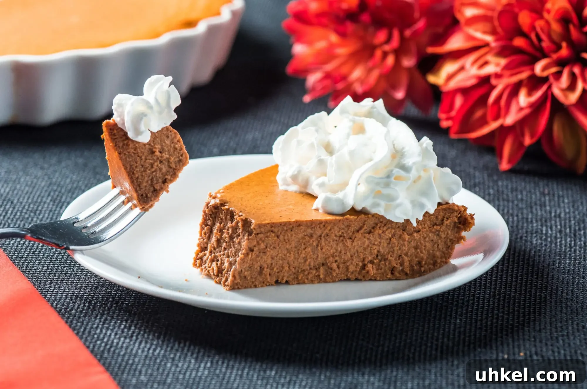 Crustless Pumpkin Pie (Low-Carb, Keto-Friendly) 9 Crustless Low-Carb Pumpkin Pie