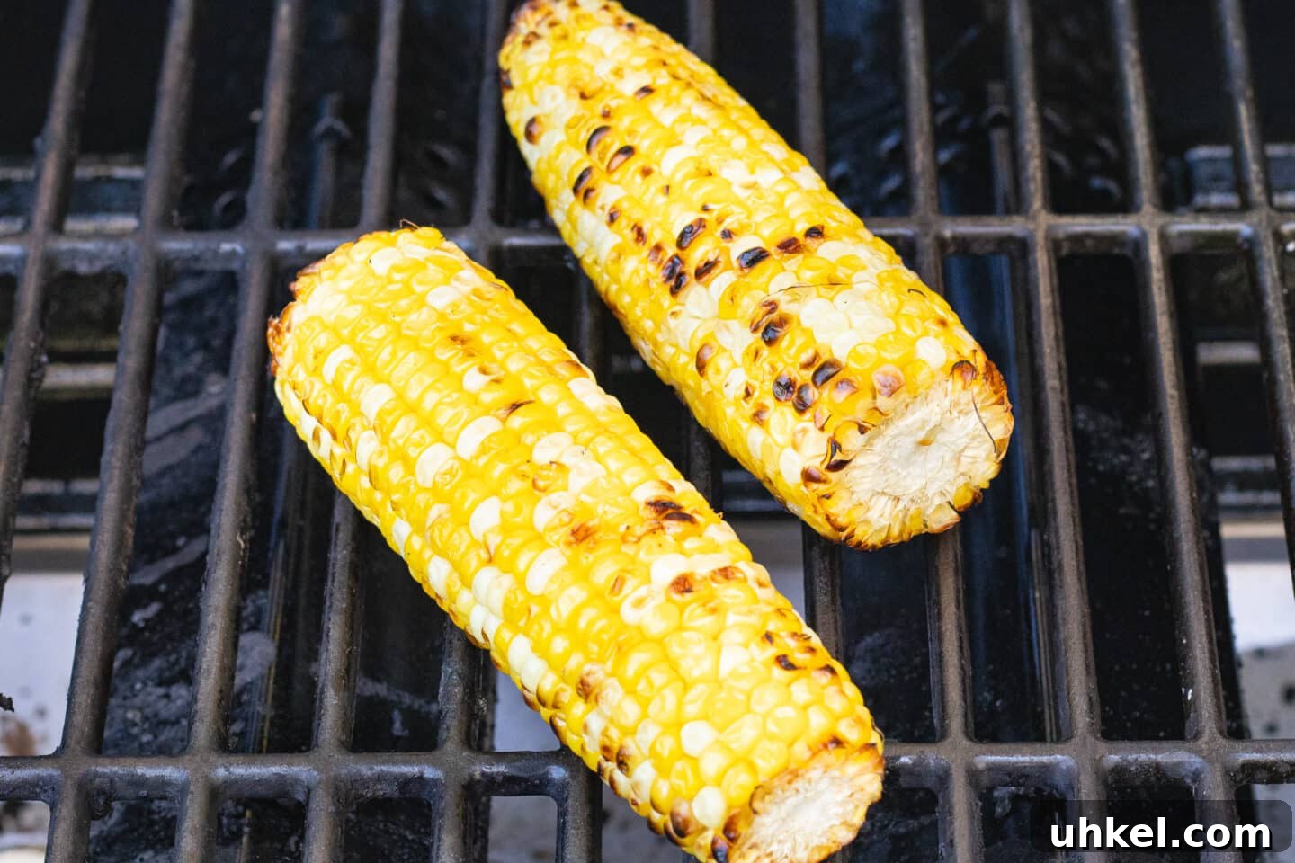 Fresh Corn Pico de Gallo with Cilantro & Lime 4 This is a picture of the corn being grilled.