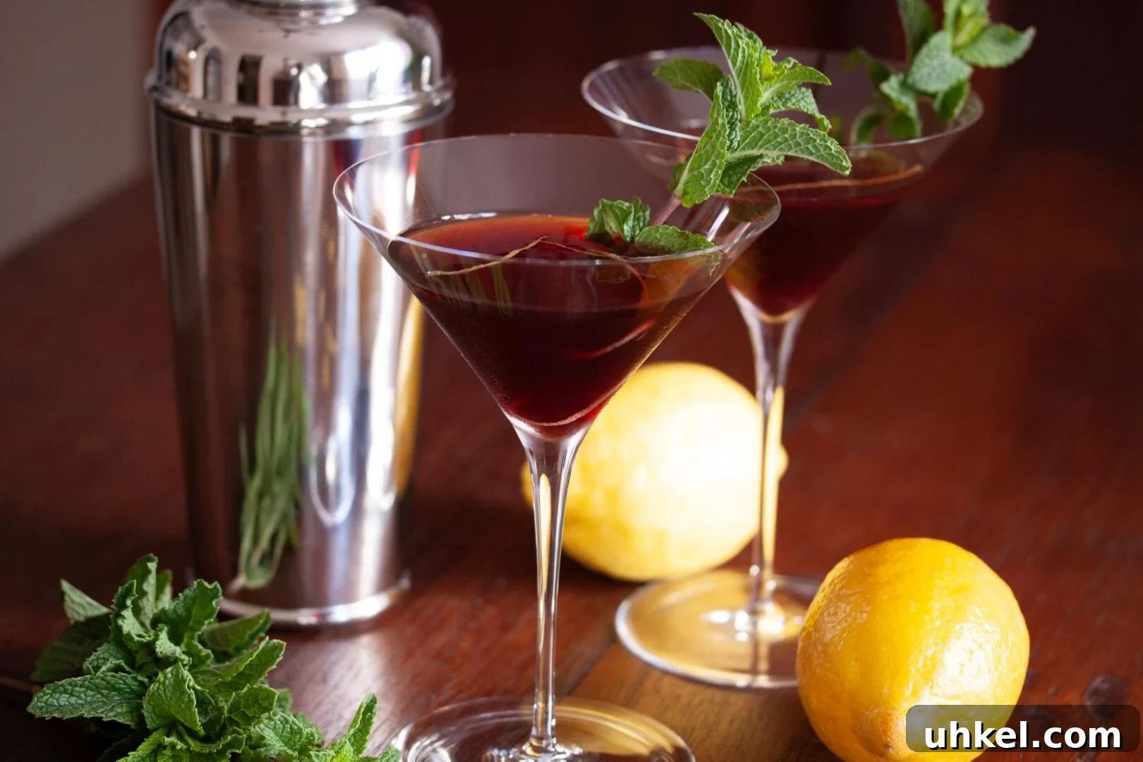Pomegranate Martini.
