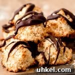 Chewy Chocolate Coconut Macaroons Made with Condensed Milk 8 img 9738 7
