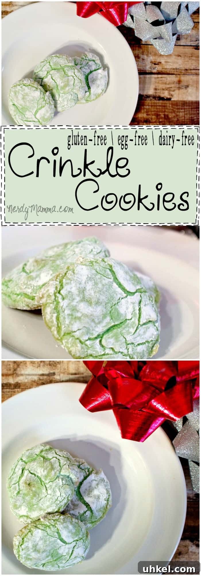 Chewy Crinkle Cookies: Gluten-, Dairy-, and Egg-Free Recipe 2 I cannot believe this recipe for gluten-free, egg-free and dairy-free Crinkle Cookies. I mean, it sounds so simple. And delicious. How can I NOT make them!