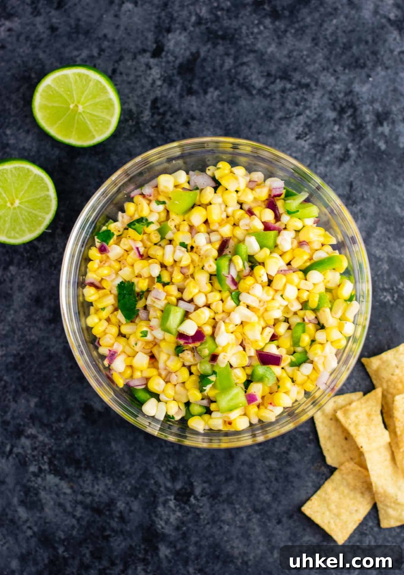 Zesty Fresh Corn Salsa Recipe for Summer Parties 2 Fresh corn salsa made with a few simple ingredients, perfect for burrito bowls and snacking.