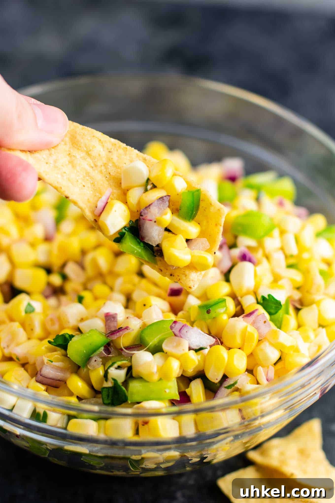 Zesty Fresh Corn Salsa Recipe for Summer Parties 6 Serve corn salsa with chips or as a burrito bowl topping.
