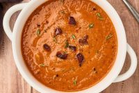 Smoky Fire-Roasted Tomato and Bacon Soup