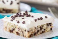 Classic Chocolate Chip Sheet Cake Recipe