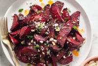 Air Fryer Roasted Beets with Crispy Edges