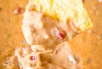 Smoked Queso Dip Recipe with Roasted Peppers and Chipotle