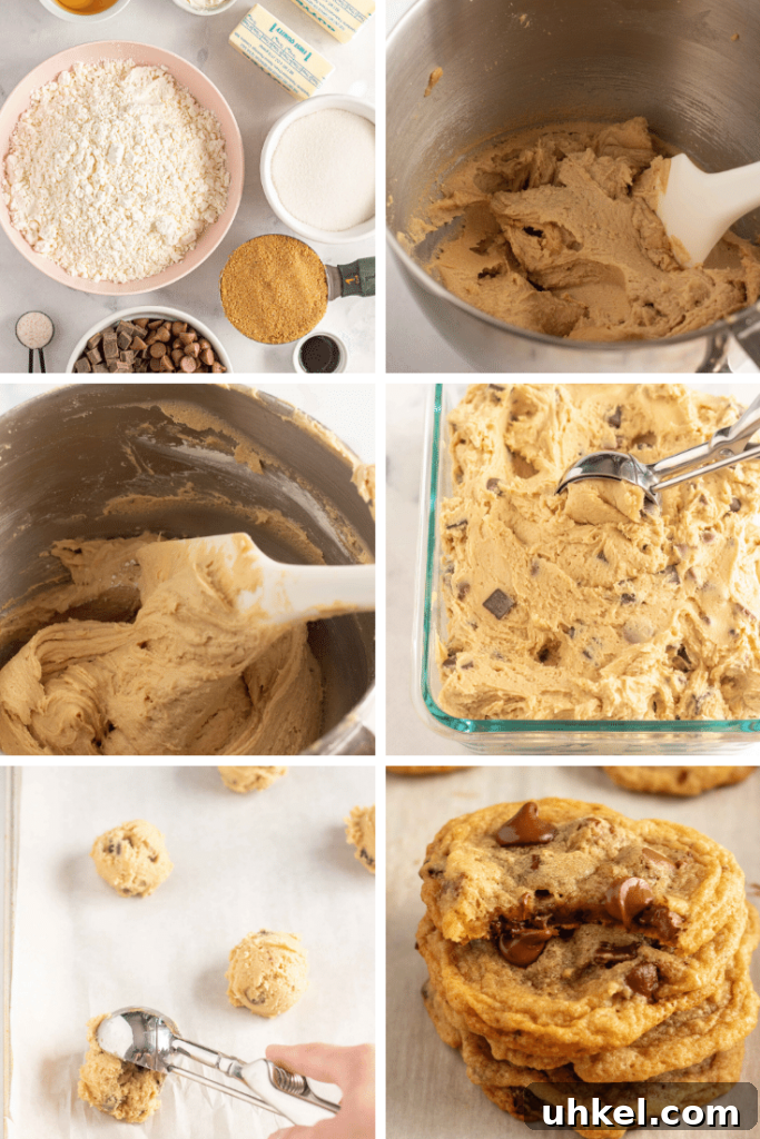 Chewy Gluten-Free Chocolate Chip Cookie Recipe 4 Step by step gluten free cookie photos