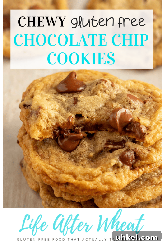 Chewy Gluten-Free Chocolate Chip Cookie Recipe 6 Step by step cookie photo collage