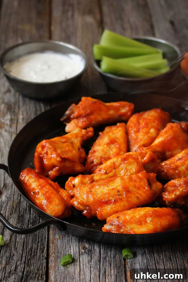 Baked Buffalo Wings 