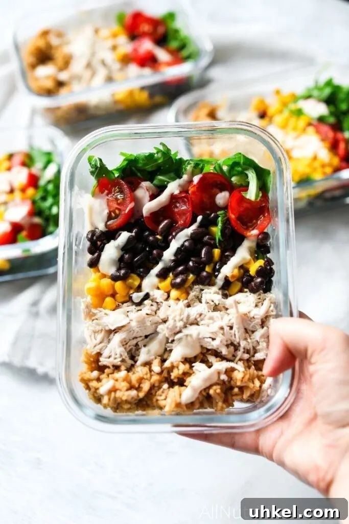 31 Sunday Meal Prep Ideas to Fuel Your Week 18 chicken burrito bowls