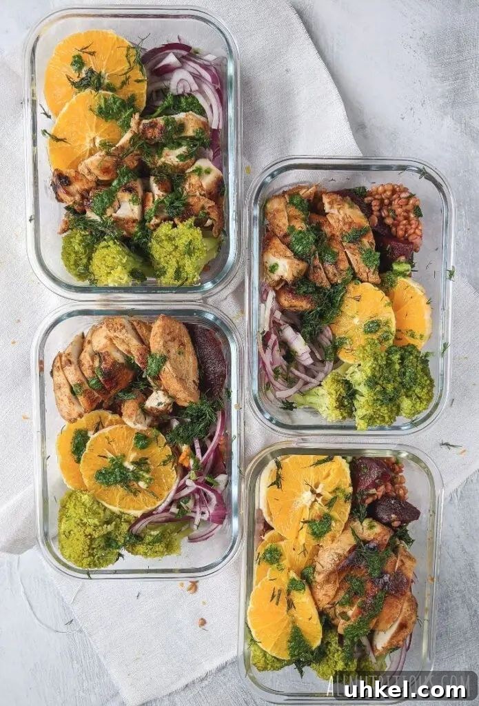 31 Sunday Meal Prep Ideas to Fuel Your Week 3 chicken farro salad