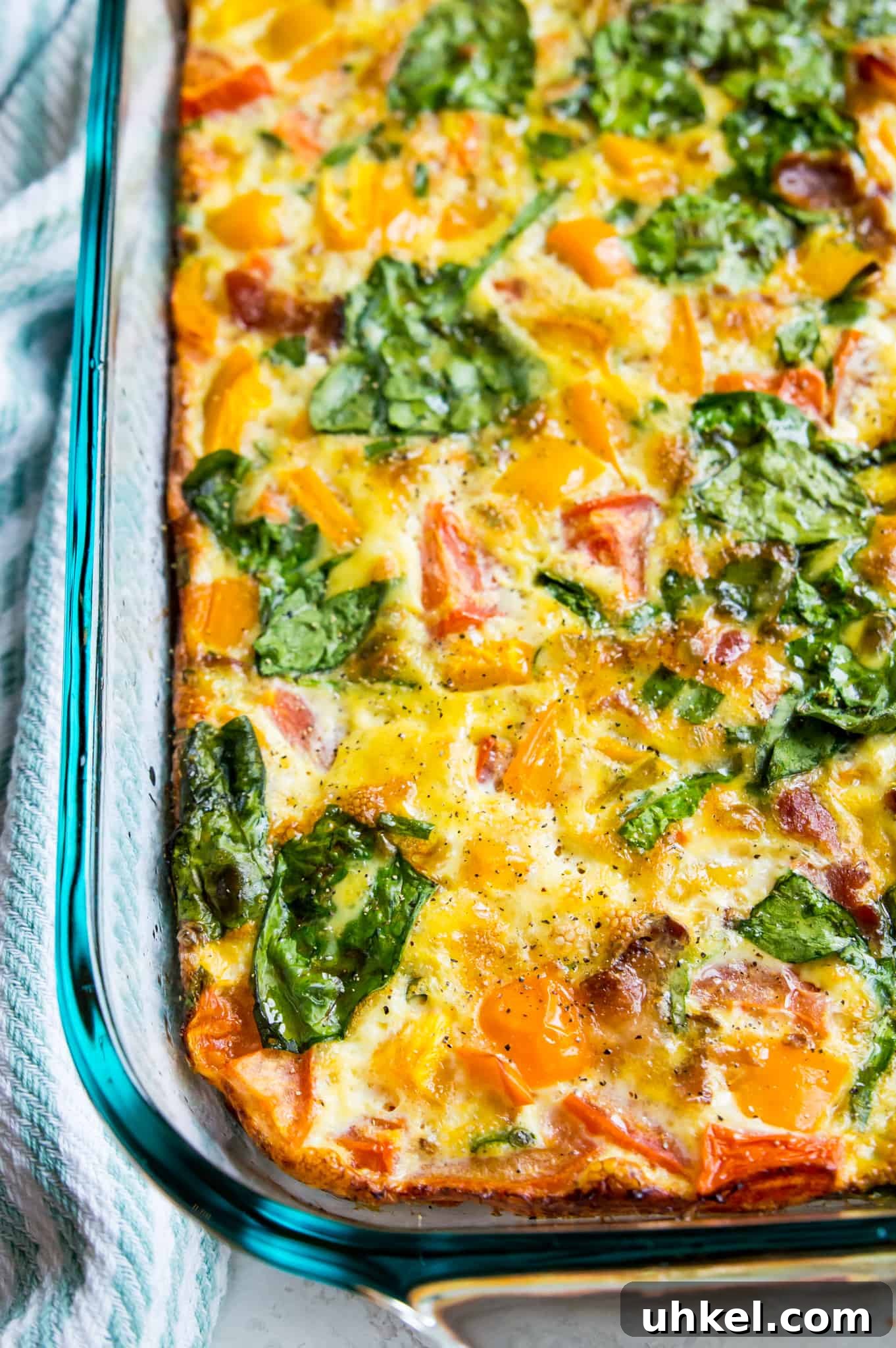 31 Sunday Meal Prep Ideas to Fuel Your Week 32 bacon and vegetable egg casserole