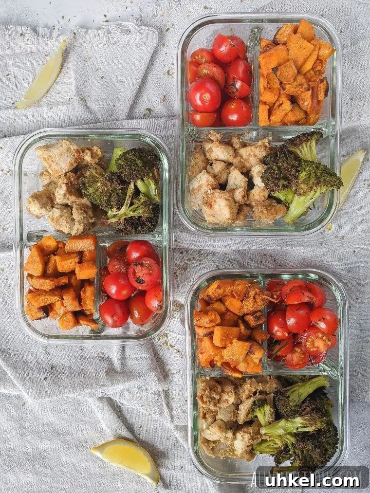 31 Sunday Meal Prep Ideas to Fuel Your Week 9 lemon chicken and veggies