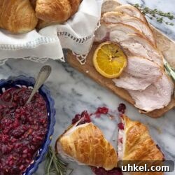Smoked Turkey and Cranberry Croissant Sandwich Recipe 8 img 34530 7