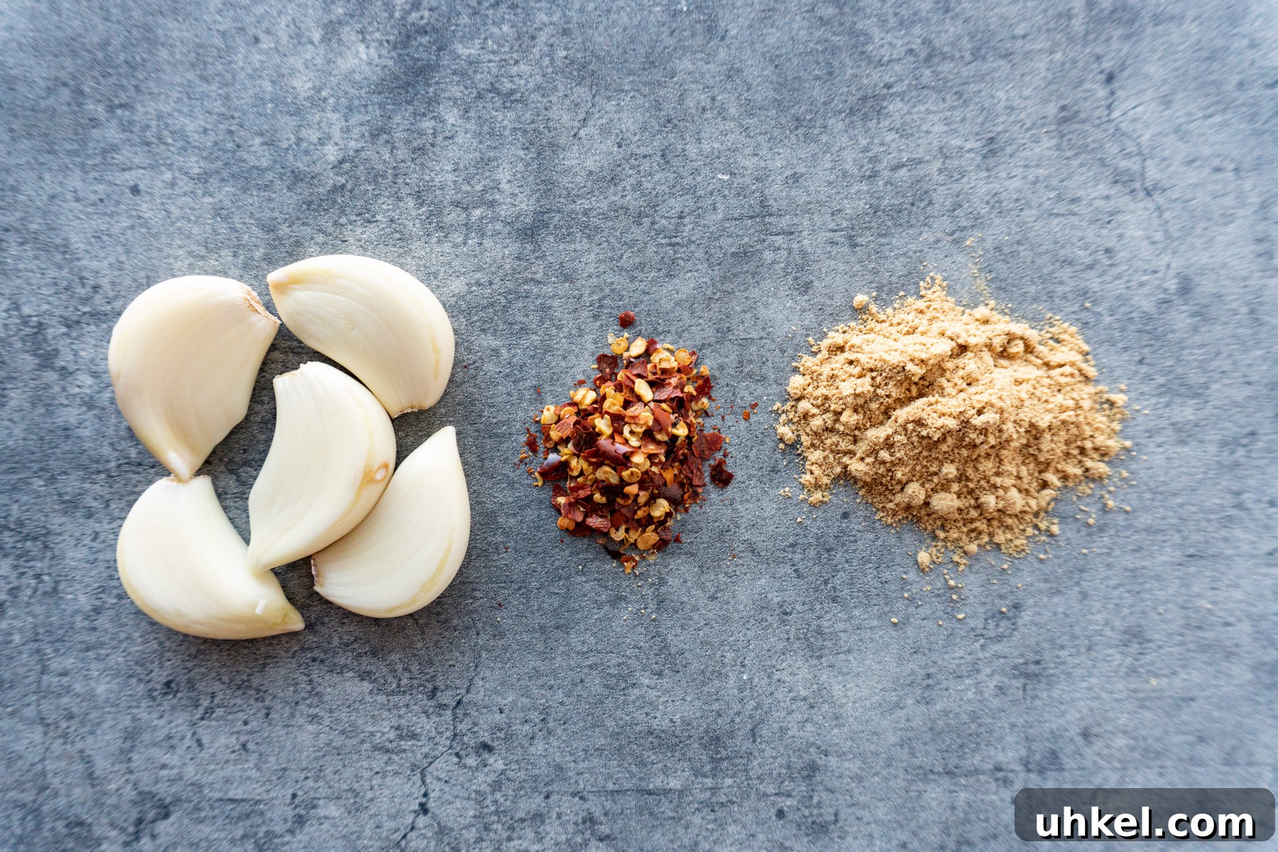 Classic Gyoza Dipping Sauce Recipe 4 garlic, red chili flakes, and ginger