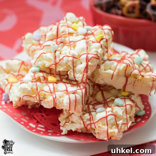 Gluten-Free Valentine's Day Party Ideas and Menu 3 Gluten Free Marshmallow Popcorn Bars