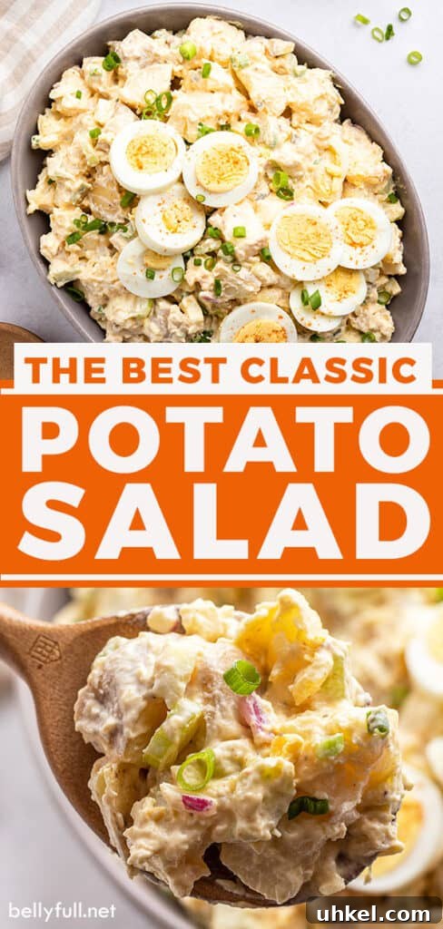Creamy Classic Potato Salad Recipe 5 pin for potato salad recipe