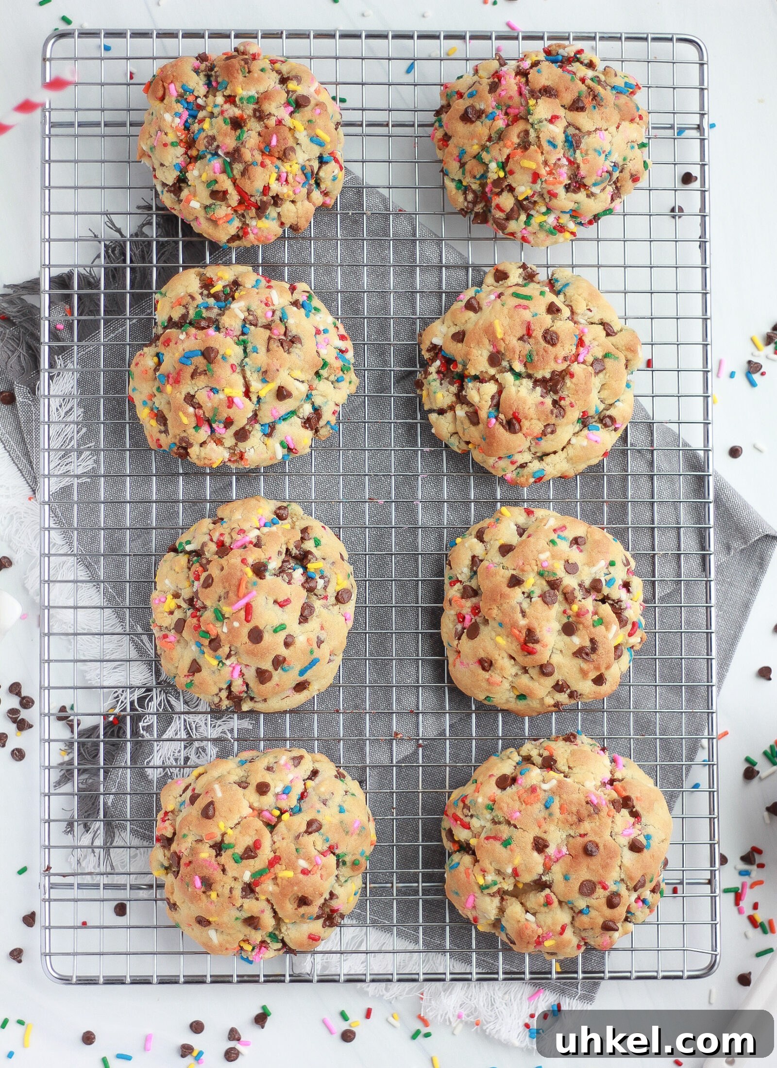 Funfetti Chocolate Chip Cookie Recipe with Sprinkles 2 Funfetti Chocolate Chip Cookie