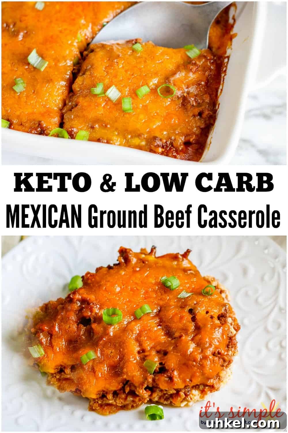 Keto Ground Beef Casserole Recipe: Cheesy Low-Carb Bake 4 low carb ground beef casserole